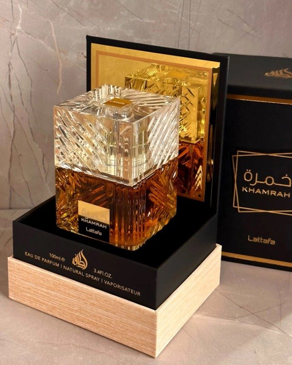 Lattafa Khamrah EDP 100ml – Perfume Árabe Original