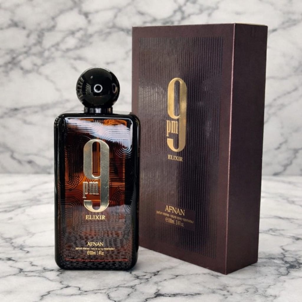 Afnan 9PM Elixir EDP 100ml – Perfume Árabe Original
